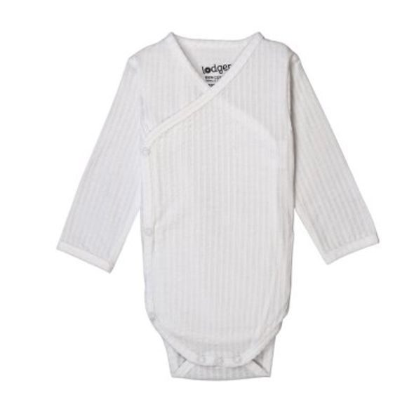 LODGER ROMPER LS SEERSUCKER CLOUD DANCER 62 - BODY - PRO DĚTI