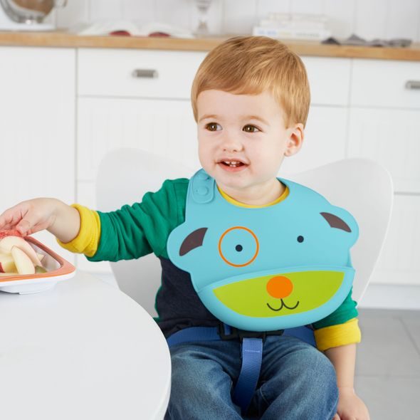 SKIP HOP ZOO BRYNDÁK SILIKONOVÝ - PEJSEK 6M+ - BRYNDÁKY - KRMENÍ