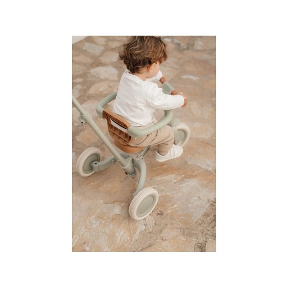 LITTLE DUTCH TŘÍKOLKA 4V1 GREEN - TŘÍKOLKY ŠLAPACÍ - NOŠENÍ & SPORT