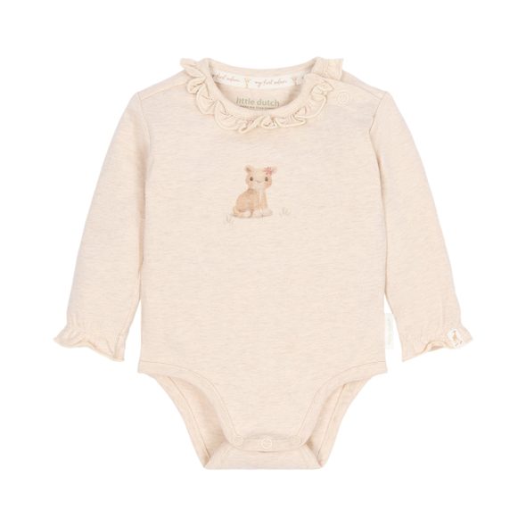 LITTLE DUTCH BODY DLOUHÝ RUKÁV SAFARI FRIENDS VANILLA VEL. 68 - BODY - PRO DĚTI