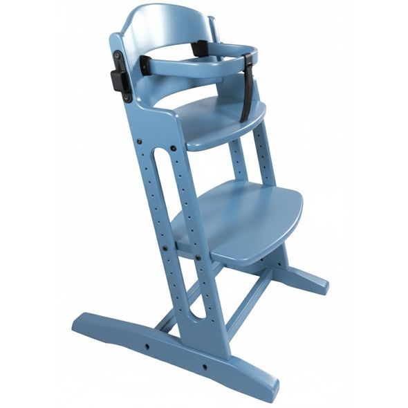 BABY DAN ROSTOUCÍ DŘEVĚNÁ ŽIDLIČKA DANCHAIR BLUE - JÍDELNÍ ŽIDLIČKY DŘEVĚNÉ - KRMENÍ