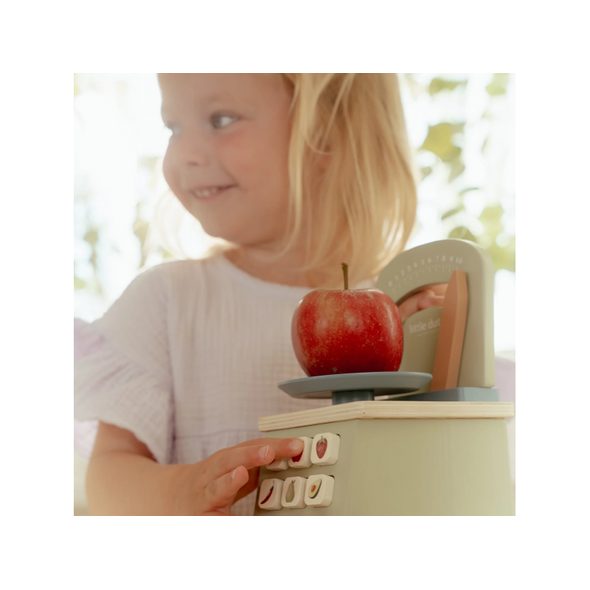 LITTLE DUTCH KUCHYŇSKÁ VÁHA DŘEVĚNÁ - DŘEVĚNÉ HRAČKY - PRO DĚTI