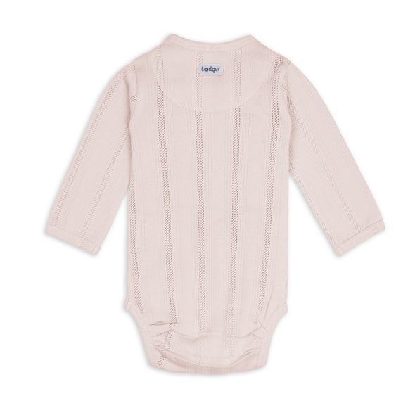 LODGER BODY S DLOUHÝM RUKÁVEM POINTELLE POWDER VEL. 62 - BODY - PRO DĚTI