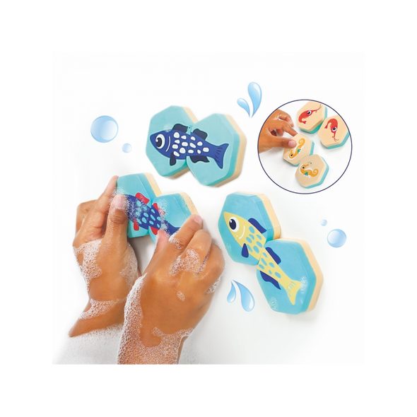 LUDI PĚNOVÉ PEXESO DO VANY PODMOŘSKÝ SVĚT 24 KS - HRAČKY DO VANY - PRO DĚTI