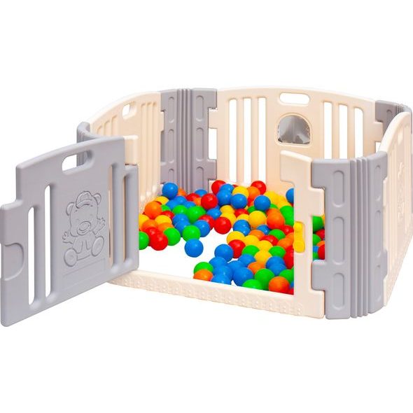 SCARLETT PLASTOVÁ OHRÁDKA SCARLETT MÉĎA MLÉČNO-ŠEDÁ 116X116CM - OHRÁDKY - KOUPÁNÍ A ZDRAVÍ