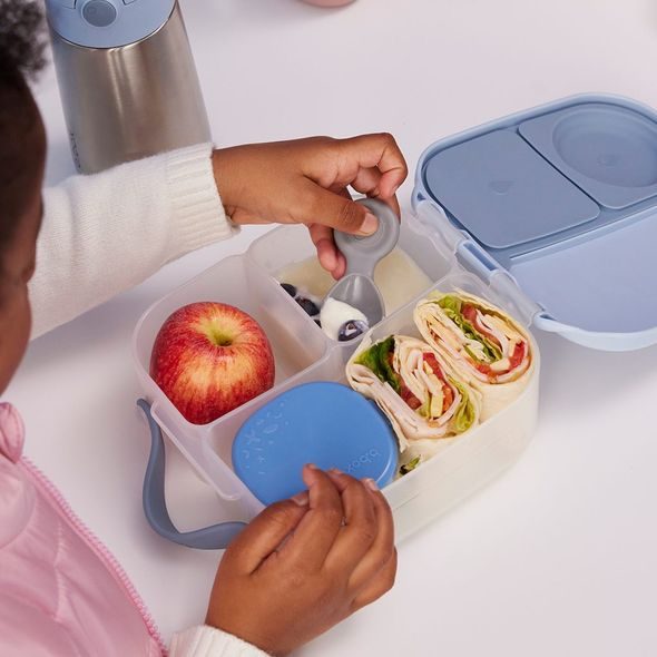 B.BOX SADA KRABIČEK SNACK TUBS 3KS - MODRÉ - USKLADNĚNÍ JÍDLA - KRMENÍ