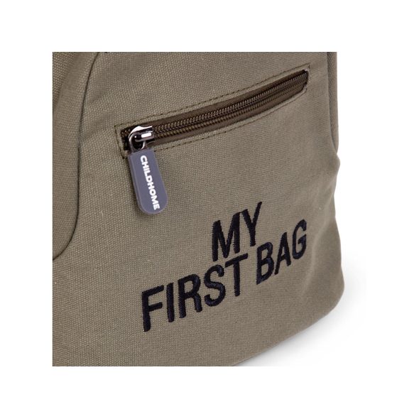 CHILDHOME DĚTSKÝ BATOH MY FIRST BAG CANVAS KHAKI - BATOHY A TAŠKY - PRO DĚTI