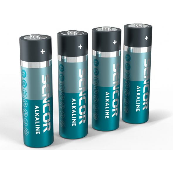 SENCOR ALKALICKÉ BATERIE AA 4 KS - BATERIE - PRO DĚTI