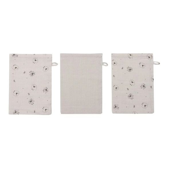 BEBE-JOU BAMBUSOVÉ MUŠELÍNOVÉ ŽÍNKY BÉBÉ-JOU TINY SHEEP 3KS - ŽÍNKY A HOUBIČKY - KOUPÁNÍ A ZDRAVÍ