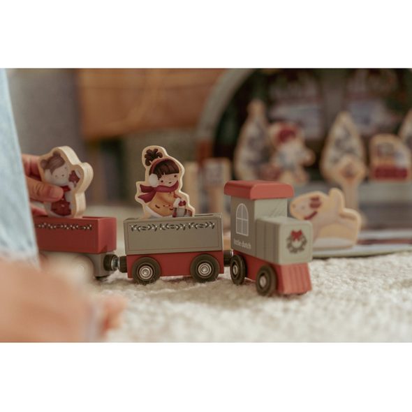 LITTLE DUTCH ADVENTNÍ KALENDÁŘ VLAKOVÉ NÁDRAŽÍ - LITTLE DUTCH - PRO DĚTI