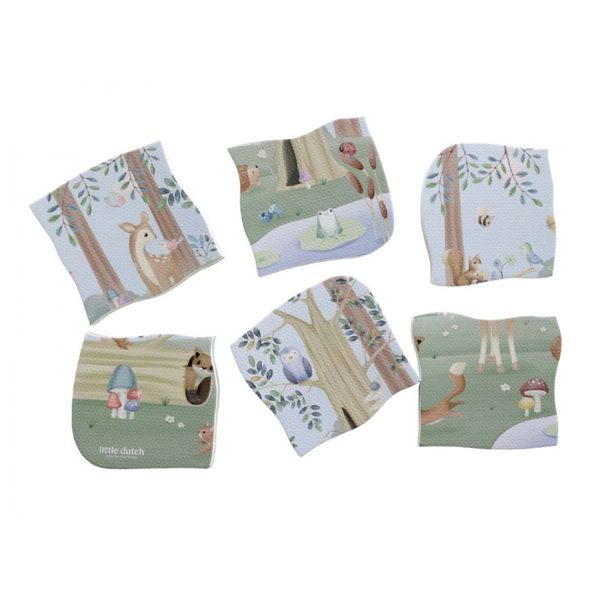 LITTLE DUTCH PUZZLE PĚNOVÉ DO KOUPELE FOREST FRIENDS - FOREST FRIENDS - PRO DĚTI