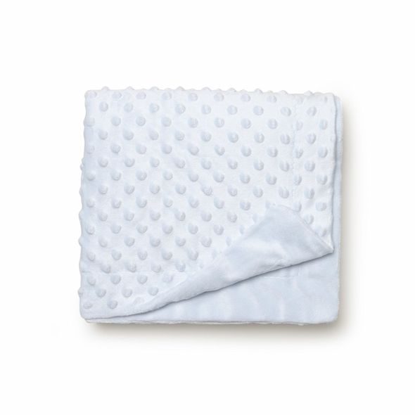 INTERBABY DEKA MĚKKÁ KULIČKY + PŘÍTULKA + MEDVÍDEK - MODRÁ - DĚTSKÉ DEKY PRO MIMINKA - SPINKÁNÍ