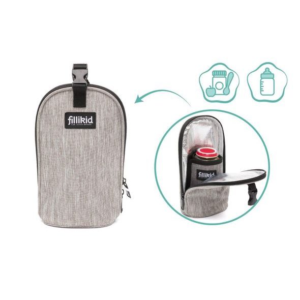 FILLIKID OHŘÍVAČ LÁHVÍ LIGHTGREY MELANGE USB - OHŘÍVAČKY MLÉKA A STRAVY - KRMENÍ
