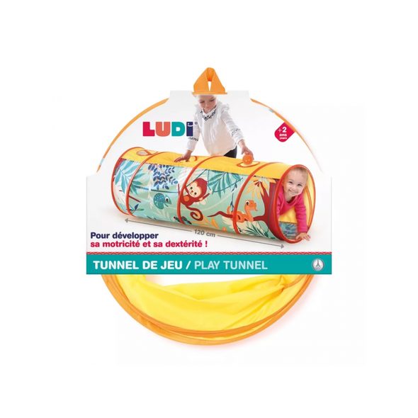 LUDI PROLÉZACÍ TUNEL JUNGLE - SENZORICKÉ HRAČKY - PRO DĚTI