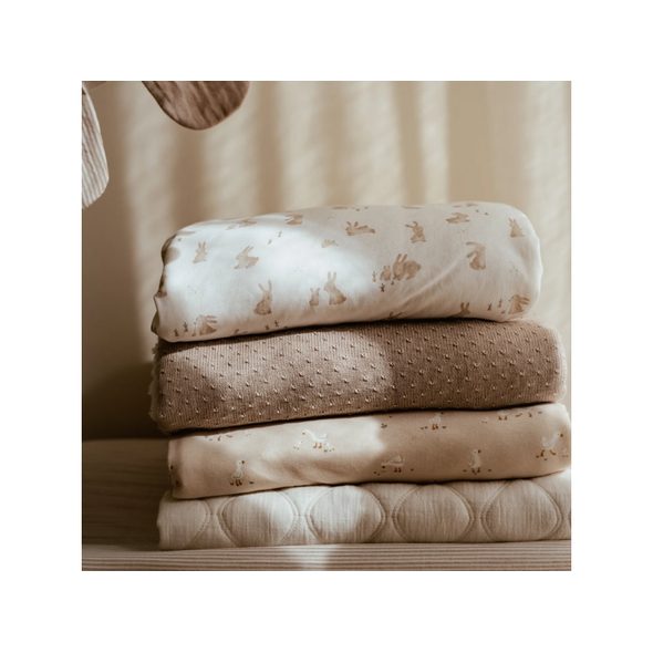 LITTLE DUTCH DEKA 70X100 CM ŽERZEJ / FLEECE HUSA NEWBORN NATURALS - DĚTSKÉ DEKY PRO MIMINKA - SPINKÁNÍ