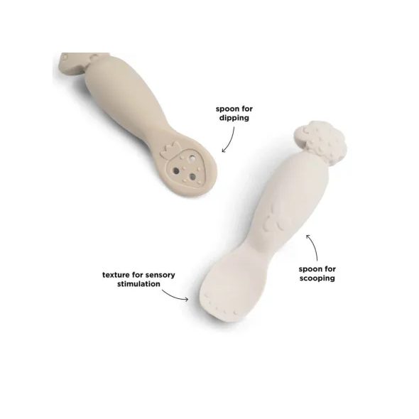 DONE BY DEER SILIKONOVÉ LŽIČKY TINY FARM 2KS - LŽIČKY A PŘÍBORY - KRMENÍ