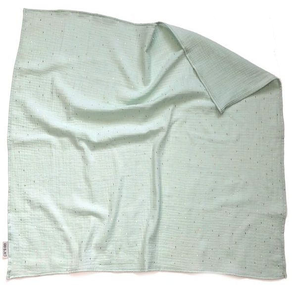 PINKIE VELKÁ PLENA PINKIE MUSLIN MINT - LÁTKOVÉ PLENY ALL IN ONE - PŘEBALOVÁNÍ