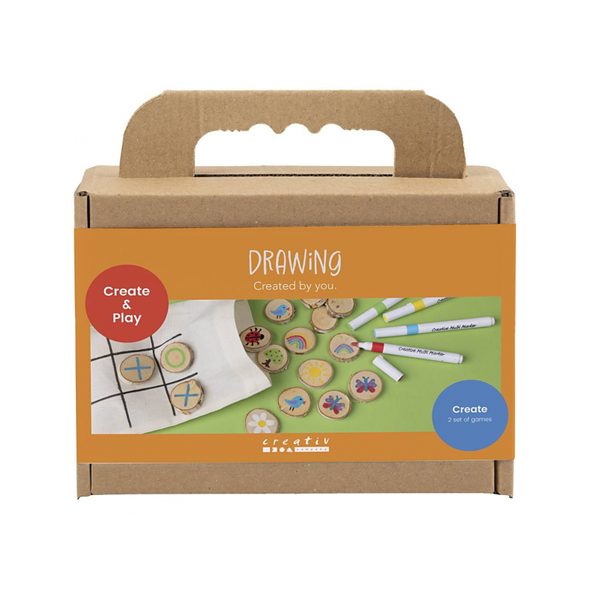 CREATIV COMPANY KREATIVNÍ SADA PEXESO A PIŠKVORKY DŘEVĚNÉ - VÝTVARNÉ POMŮCKY A HRAČKY - PRO DĚTI