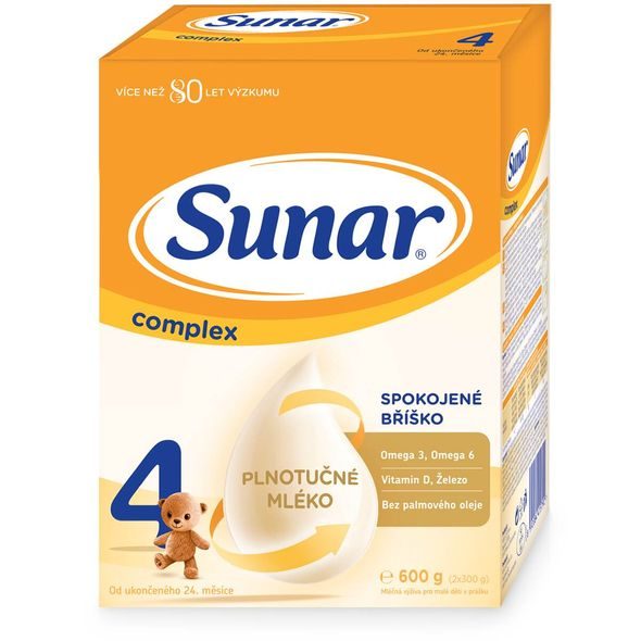 SUNAR COMPLEX 4 MLÉKO KOJENECKÉ 600G - KOJENECKÁ MLÉKA - KRMENÍ