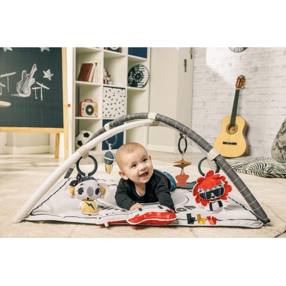 TINY LOVE HRACÍ DEKA S HRAZDOU ČTVERCOVÁ GYMINI TINY ROCKERS - HRACÍ DEKY - PRO DĚTI