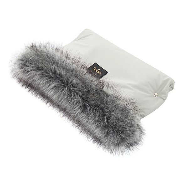 EMITEX RUKÁVNÍK LUXURY SOFT LIGHT GRAY - RUKÁVNÍKY NA KOČÁREK - KOČÁRKY A PŘÍSLUŠENSTVÍ