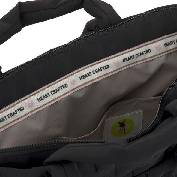 LÄSSIG TAŠKA PŘES RAMENO LIVA SHOULDER BAG QUILTED BLACK - DOPLŇKY - PRO MAMINKY