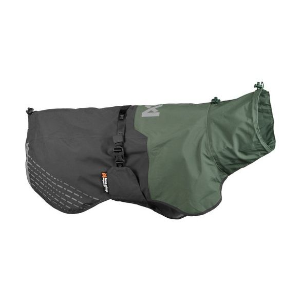 NON-STOP DOGWEAR FJORD GREY/GREEN PLÁŠTĚNKA - PLÁŠTĚNKY PRO PSY - CHOVATELSKÉ POTŘEBY MALVÍKZOO