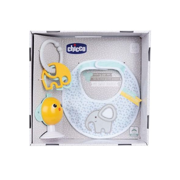CHICCO SET DÁRKOVÝ DOUDOU 6M+ - CHRASTÍTKA - PRO DĚTI
