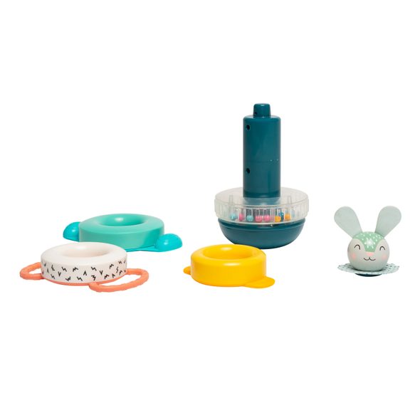 TAF TOYS PYRAMIDA HUNNY BUNNY - STOHOVACÍ HRAČKY - PRO DĚTI