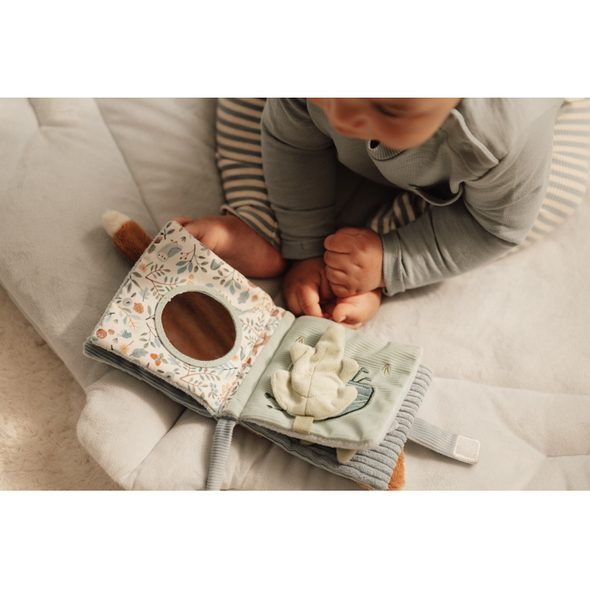 LITTLE DUTCH ZÁVĚSNÁ TEXTILNÍ KNÍŽKA S AKTIVITAMI FOREST FRIENDS - KNÍŽKY PRO NEJMENŠÍ - PRO DĚTI