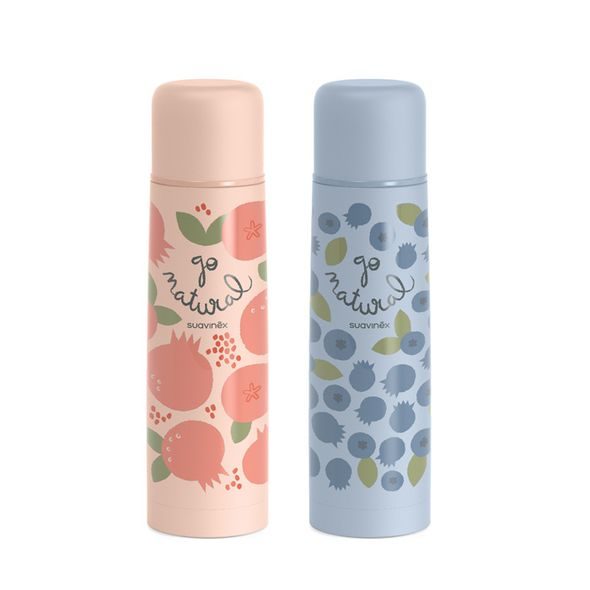 SUAVINEX TERMOSKA NA TEKUTINY GO NATURAL - TERMOOBALY A TERMOSKY - KRMENÍ