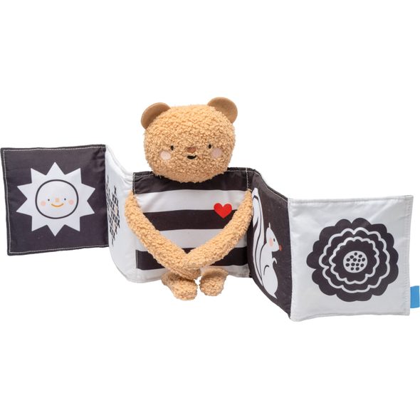 TAF TOYS MEDVÍDEK PLYŠOVÝ S KNÍŽKOU SNUGGLE BEAR - PLYŠOVÁ ZVÍŘATA - PRO DĚTI