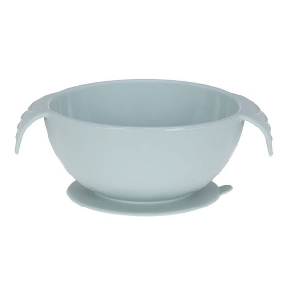 LÄSSIG BOWL SILICONE BLUE WITH SUCTION PAD - MISKY, TALÍŘKY A PODLOŽKY - KRMENÍ
