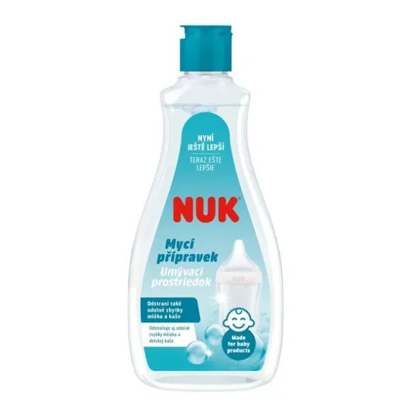 NUK MYCÍ PROSTŘEDEK NA LAHVIČKY A SAVIČKY 500 ML - KOJENECKÉ LAHVE - KRMENÍ