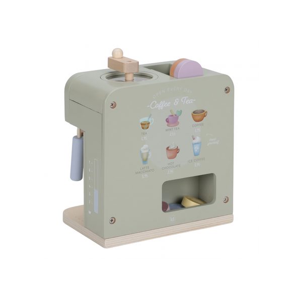 LITTLE DUTCH KÁVOVAR NA KAPSLE DŘEVĚNÝ - LITTLE DUTCH - PRO DĚTI