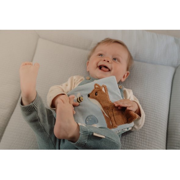 LITTLE DUTCH TEXTILNÍ KNÍŽKA S AKTIVITAMI FOREST FRIENDS - KNÍŽKY PRO NEJMENŠÍ - PRO DĚTI