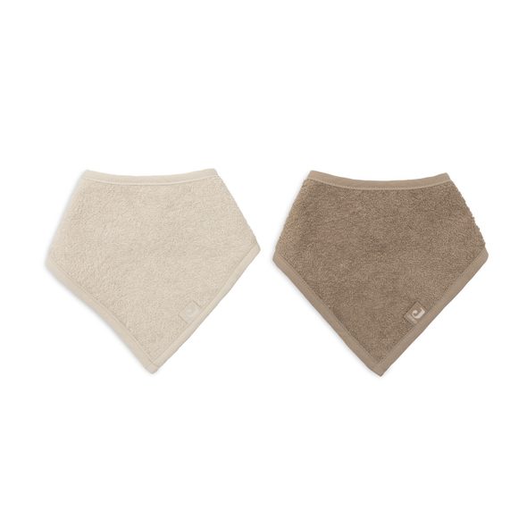 JOLLEIN BRYNDÁČEK BANDANA 2KS SAND / MILKY COFFEE - BRYNDÁKY - KRMENÍ