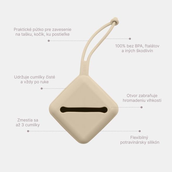 BIBS SILIKONOVÉ POUZDRO NA DUDLÍKY - ŠIDÍTKA A DOPLŇKY - KRMENÍ