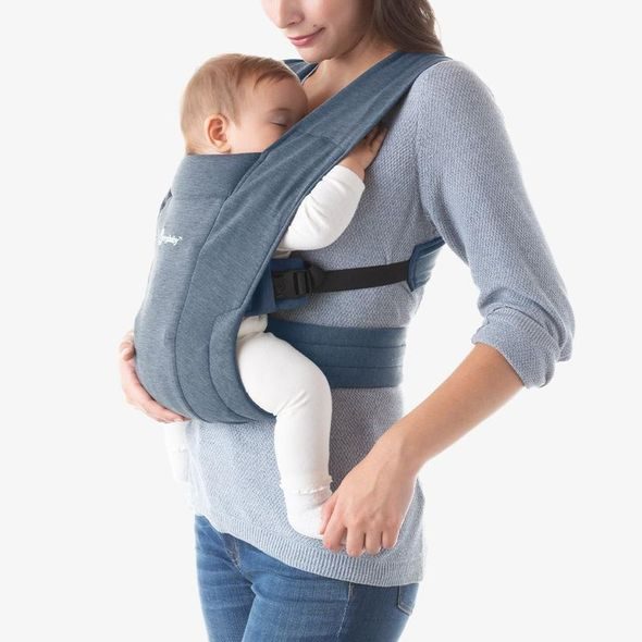ERGOBABY EMBRACE SOFT KNIT OXFORD BLUE - ERGONOMICKÁ NOSÍTKA - NOŠENÍ & SPORT