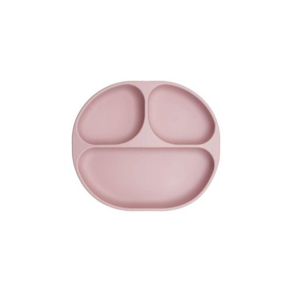 MOMI DĚTSKÝ SILIKONOVÝ JÍDELNÍ SET MOMI AMI RŮŽOVÝ - MISKY, TALÍŘKY A PODLOŽKY - KRMENÍ