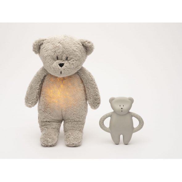 MOONIE KOUSÁTKO PŘÍRODNÍ KAUČUK MEDVÍDEK GREY - KOUSÁTKA - PRO DĚTI