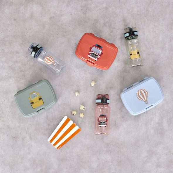 LÄSSIG KIDS LUNCH SET TINY DRIVERS BALLOON - KRABIČKY NA SVAČINU - KRMENÍ