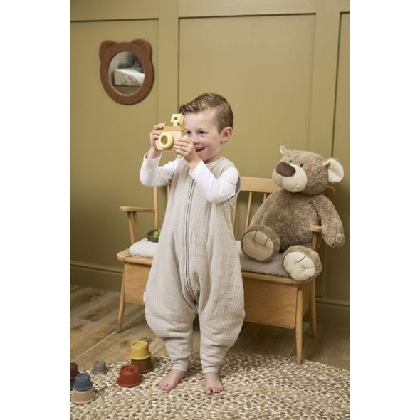 MEYCO ZIMNÍ MUŠELÍNOVÝ JUMPER 92 CM - GREIGE - SPACÍ PYTLE - SPINKÁNÍ