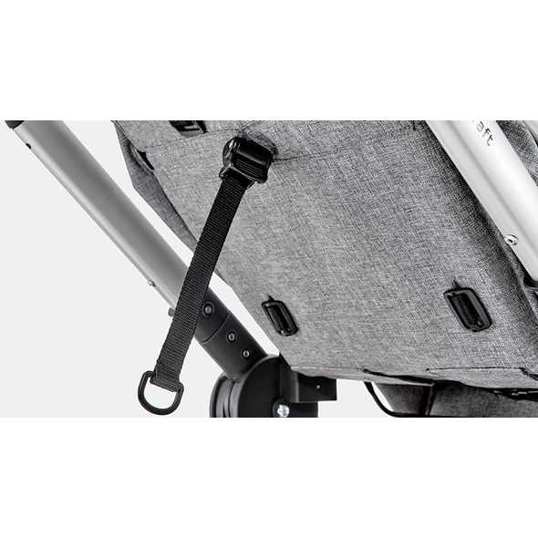 KINDERKRAFT VEO 2V1 BLACK/GREY - DVOJKOMBINACE - KOČÁRKY A PŘÍSLUŠENSTVÍ