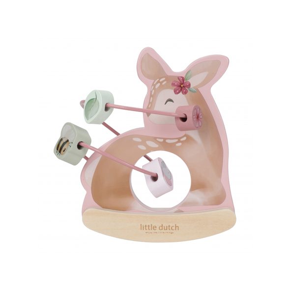 LITTLE DUTCH SRNKA SE SPIRÁLOU DŘEVĚNÁ FAIRY GARDEN - MOTORICKÉ A HRY - PRO DĚTI
