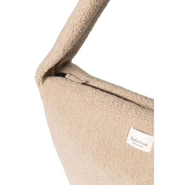 STUDIO NOOS TEDDY CROSS BODY KABELKA ECRU - ORGANIZÉRY A KOŠÍKY - KOČÁRKY A PŘÍSLUŠENSTVÍ