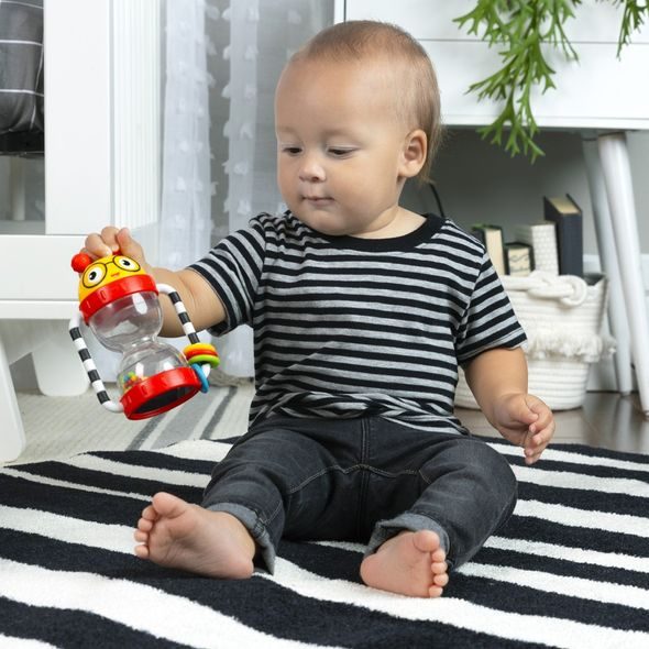 BABY EINSTEIN CHRASTÍTKO S AKTIVITAMI CAL’S SENSORY SHAKE-UP™3M+ - CHRASTÍTKA - PRO DĚTI