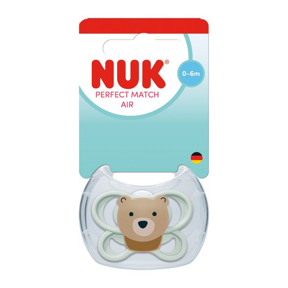 NUK PERFECT MATCH AIR DUDLÍK BEAR 0-6M 1KS BOX - ŠIDÍTKA A DOPLŇKY - KRMENÍ