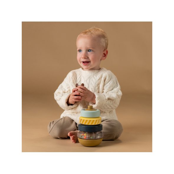 TAF TOYS PYRAMIDA MEDVĚD - STOHOVACÍ HRAČKY - PRO DĚTI