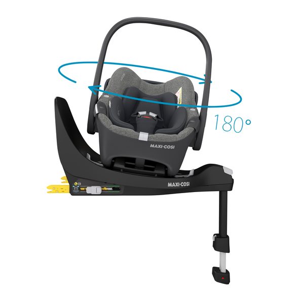 MAXI-COSI PEBBLE 360 SELECT GREY + ZÁKLADNA FAMILYFIX 360 - AUTOSEDAČKY 0-13KG - AUTOSEDAČKY A PŘÍSLUŠENSTVÍ